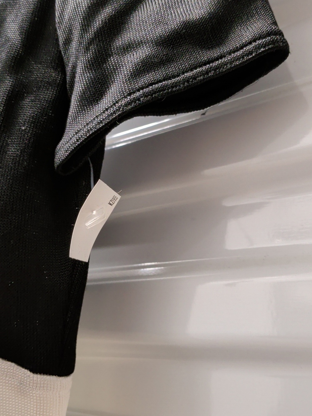 Ralph Rucci Black and White Colorblock Mini Dress - Picture 3 of 7